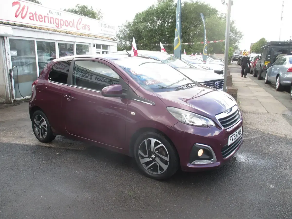 Used Peugeot 108 Allure 82 HP (60 kW) 2016 Mauve/purple Hatchback