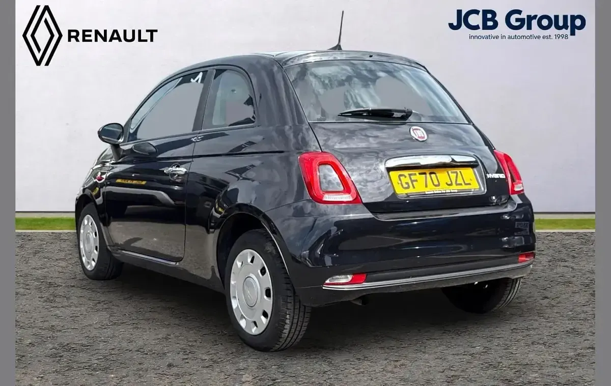 Begagnad Fiat 500 Pop 68 HK (50 kW) 2020 Svart Halvkombi