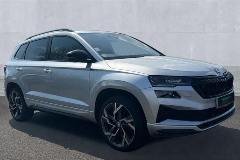 Silver Used 2024 Skoda Karoq SportLine SUV | £28,650 (Fair price) - Image 1/4