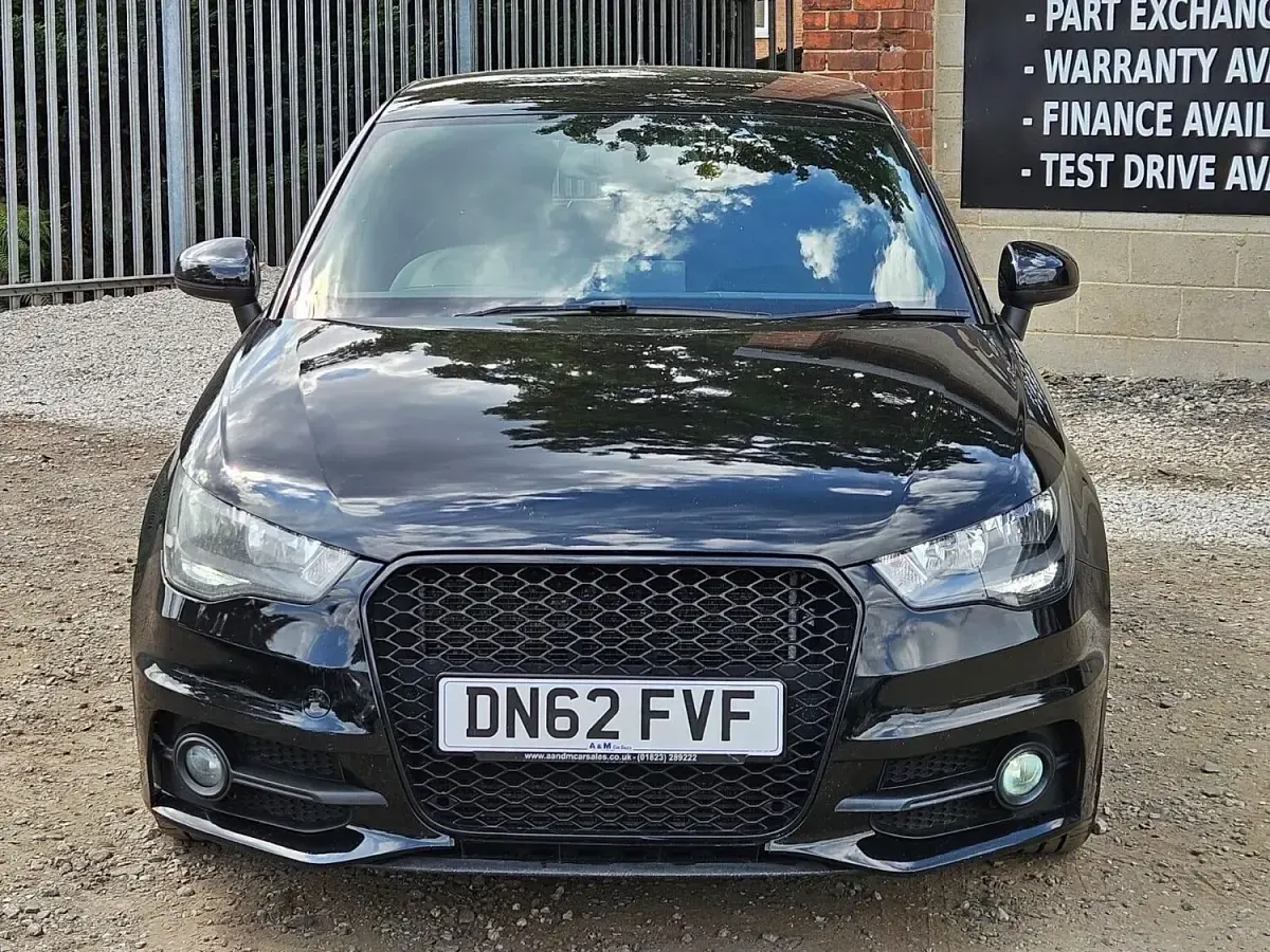 Used Audi A1 S-Line 105 HP (77 kW) 2012 Black Hatchback