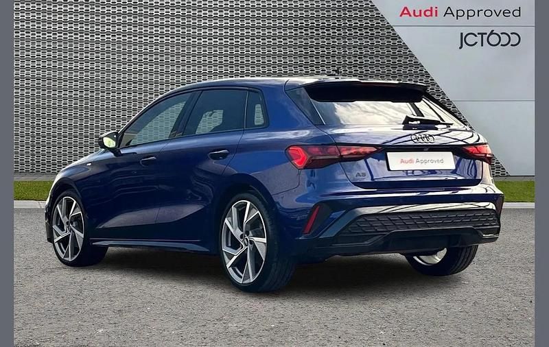 Used Audi A3 Black Edition 147 HP (108 kW) 2025 Blue Hatchback
