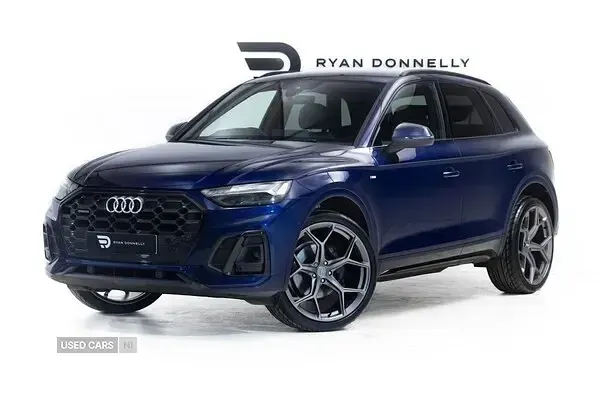 Used Audi Q5 S-Line 204 HP (150 kW) 2021 Blue SUV