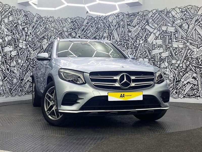 Used Mercedes GLC220 AMG line 170 HP (125 kW) 2018 Silver SUV