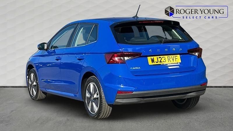 Used Skoda Fabia SE L 2023 Blue Hatchback