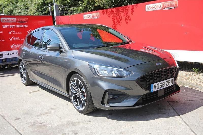 Grey Used 2018 Ford Focus ST-Line X Hatchback | £10,995 (A bit pricey) - Image 1/3