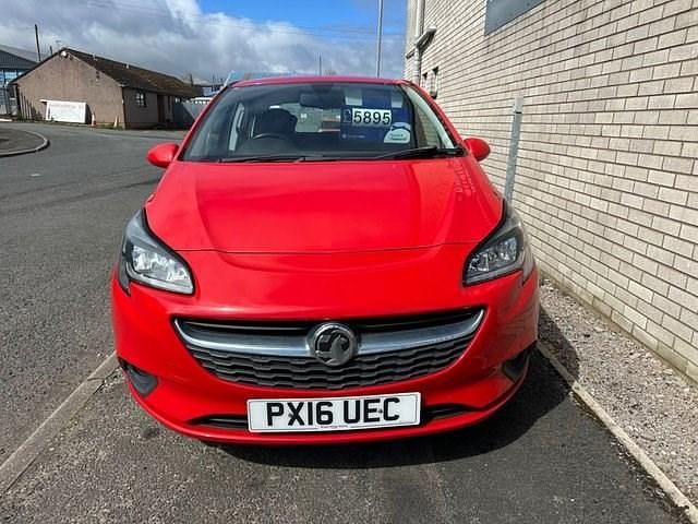 Used Vauxhall Corsa 75 HP (55 kW) 2016 Red Hatchback