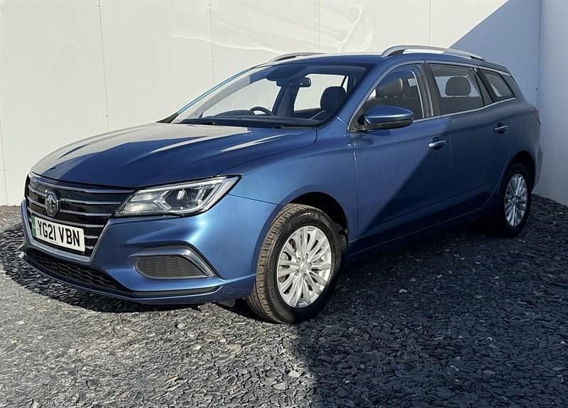 Used MG MG5 EV Exclusive 114 kW (156 HP) 2021 Blue Estate