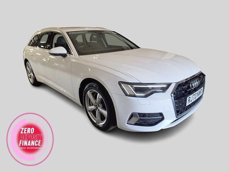 White Used 2023 Audi A6 Sport Estate | £32,990 (A bit pricey) - Image 1/3