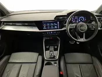 Used Audi A3 S-Line 150 HP (110 kW) 2022 Black Sedan