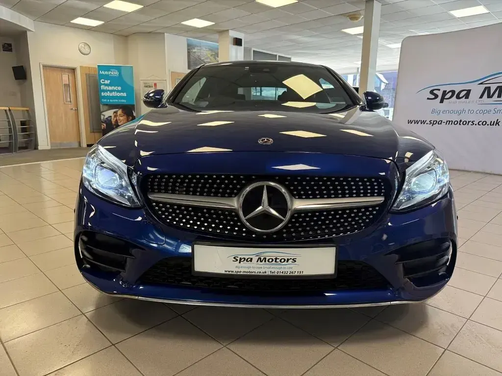 Used Mercedes C300 AMG Line Premium 2019 Blue Coupe