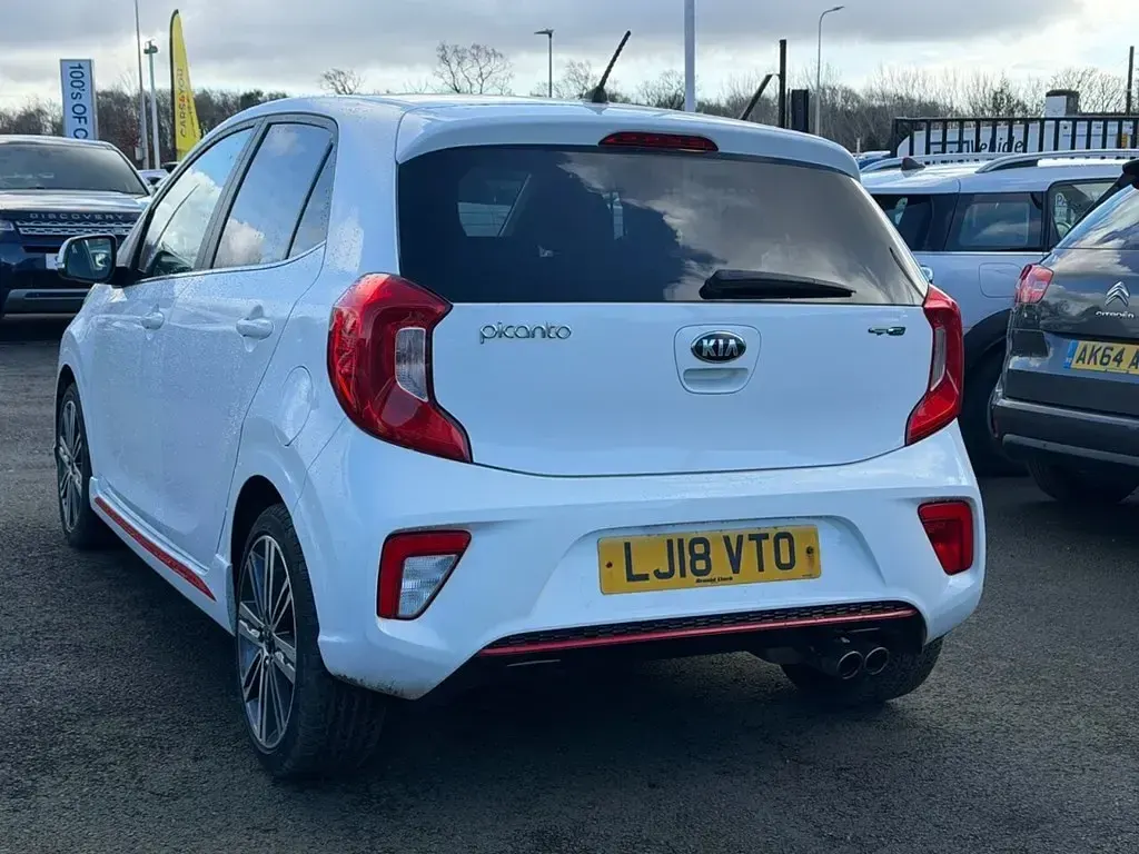Used Kia Picanto GT-Line 66 HP (48 kW) 2018 White Hatchback