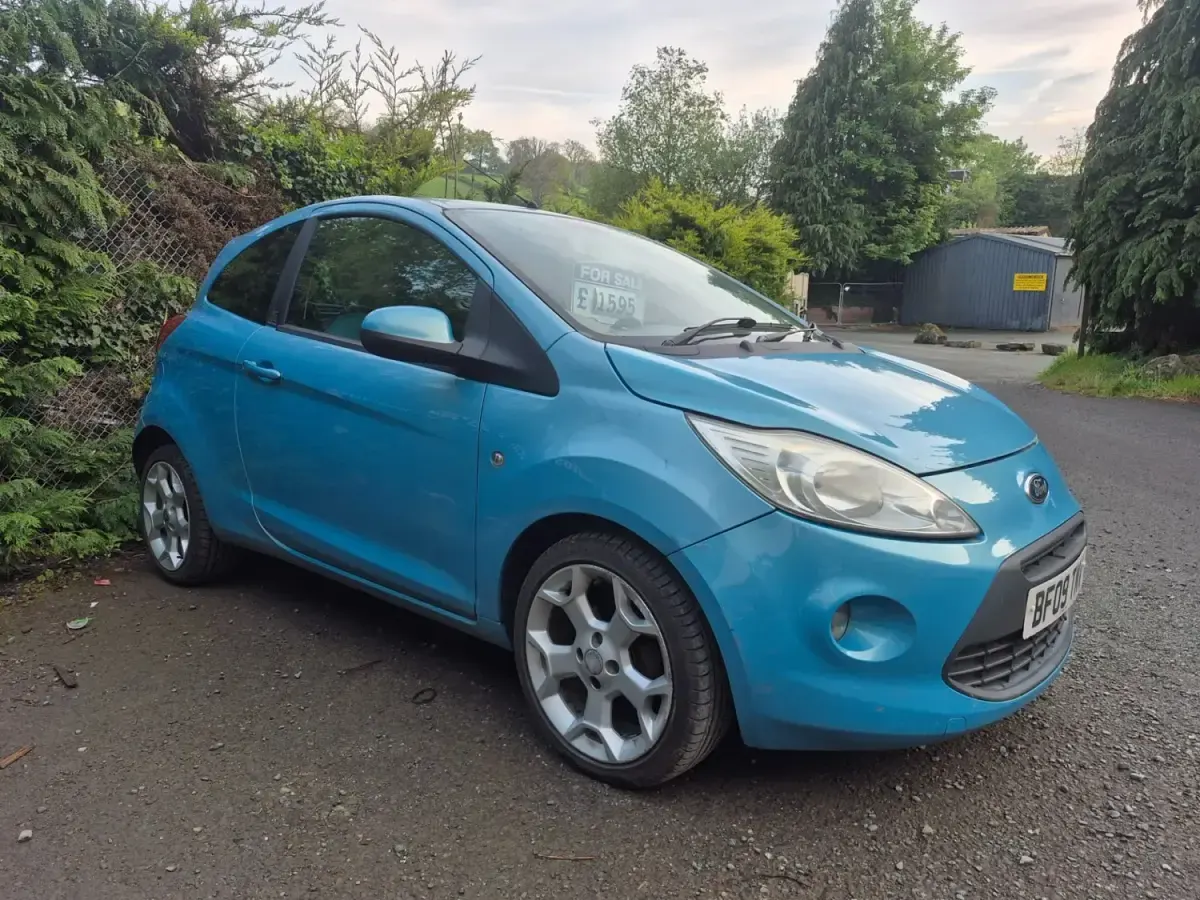 Begagnad Ford Ka Zetec 75 HK (55 kW) 2009 Blå Halvkombi