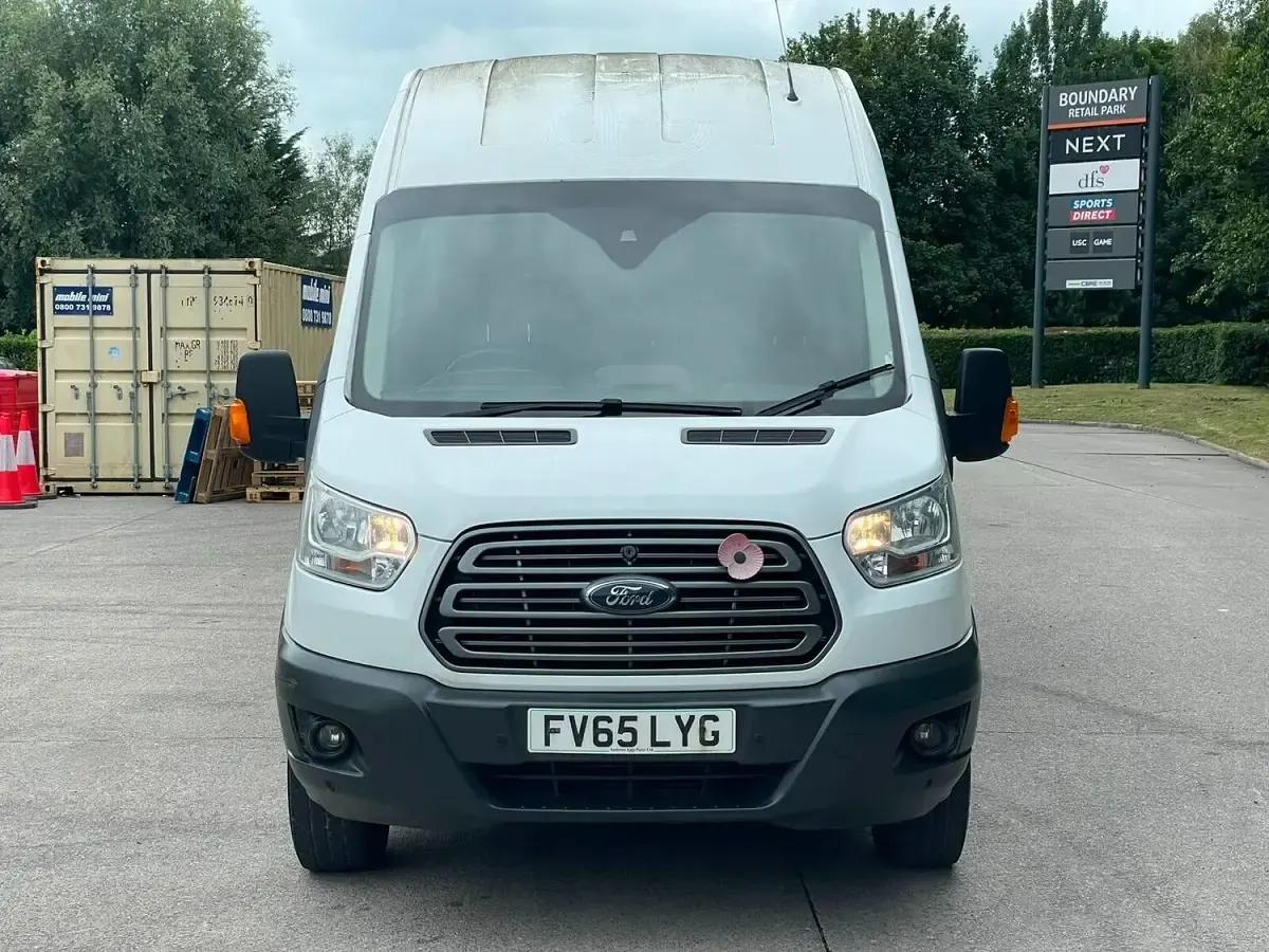 Used Ford Transit 155 HP (114 kW) 2016 White Van