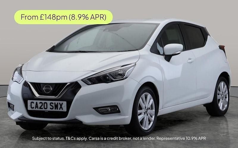 Used 2020 Nissan Micra Acenta Hatchback | £10,402 (Good price) - Image 1/3