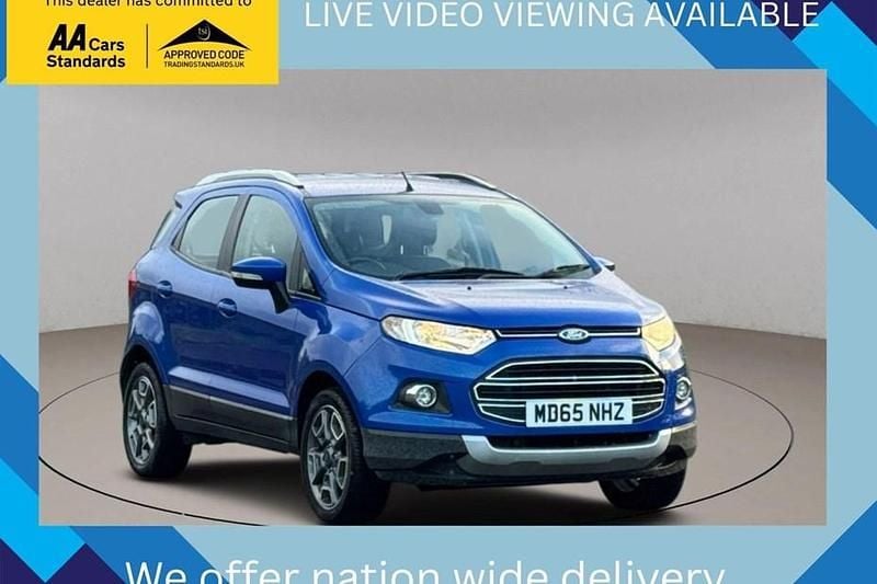 Blue Used 2015 Ford Ecosport Titanium SUV | £4,245 (Good price) - Image 1/1