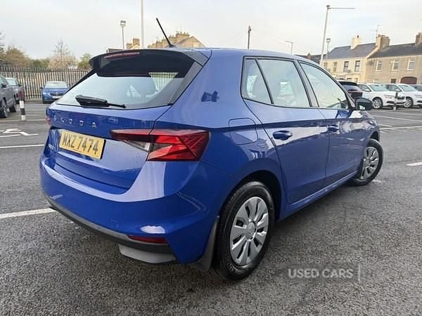 Used Skoda Fabia 66 HP (48 kW) 2022 Blue Hatchback