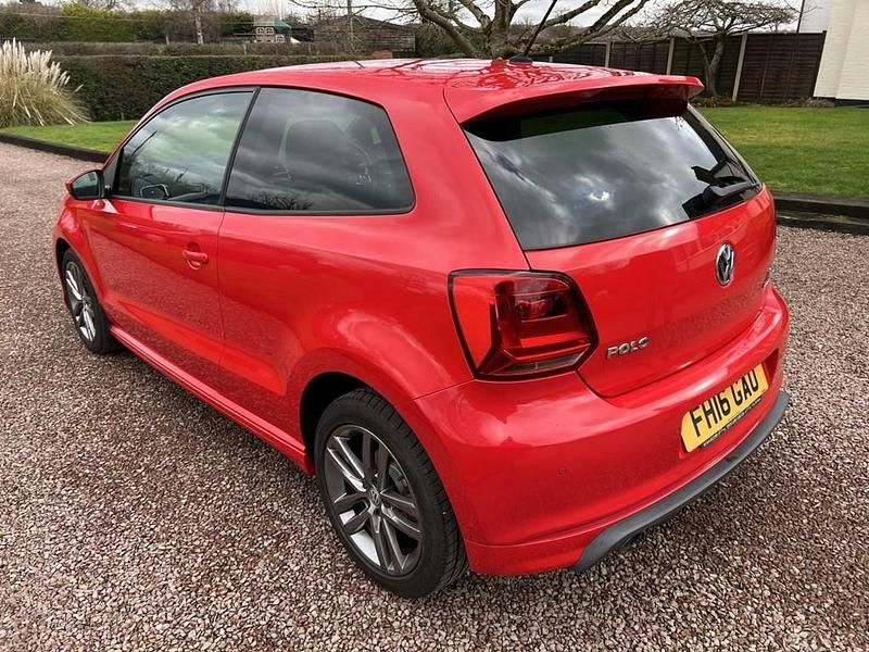 Used VW Polo R-line 2016 Red Hatchback