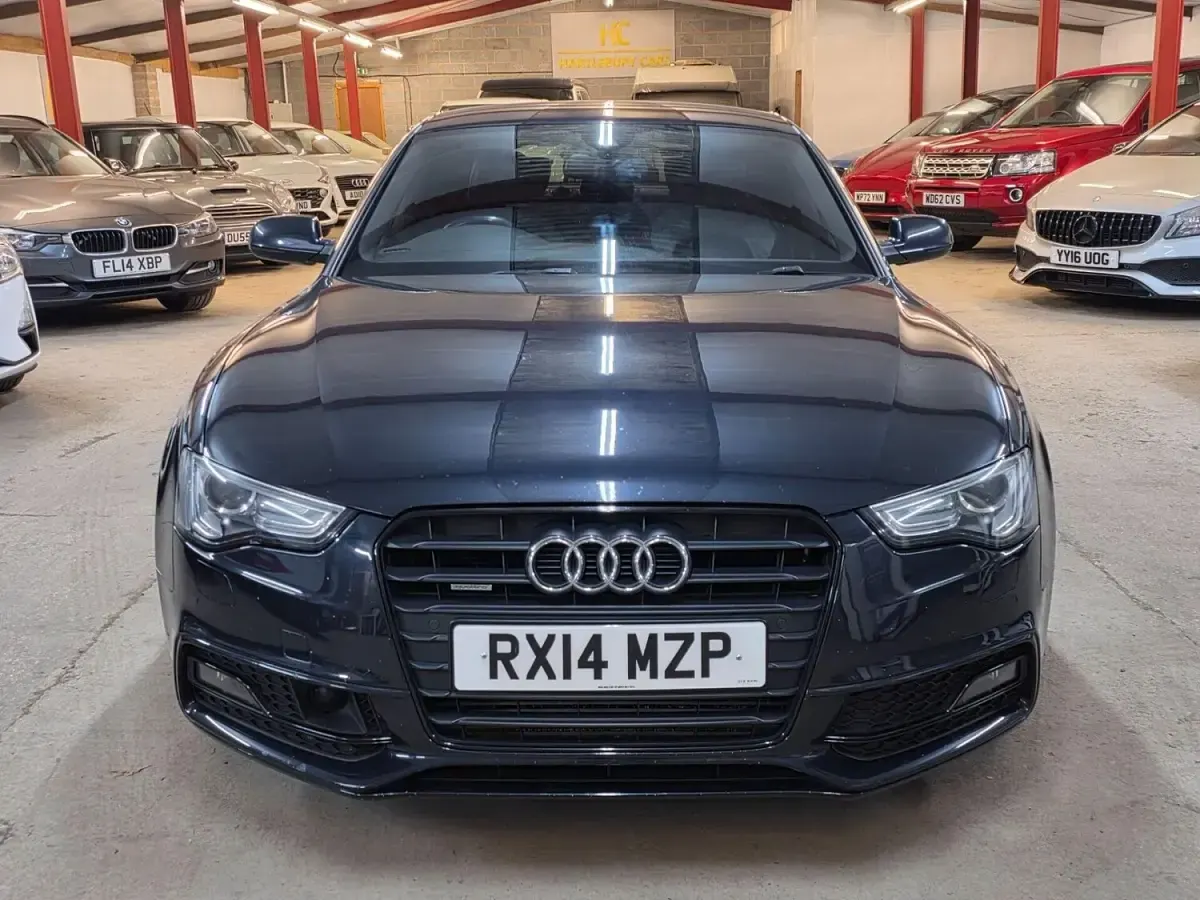 Used Audi A5 Sportback Black Edition 177 HP (130 kW) 2014 Blue Hatchback