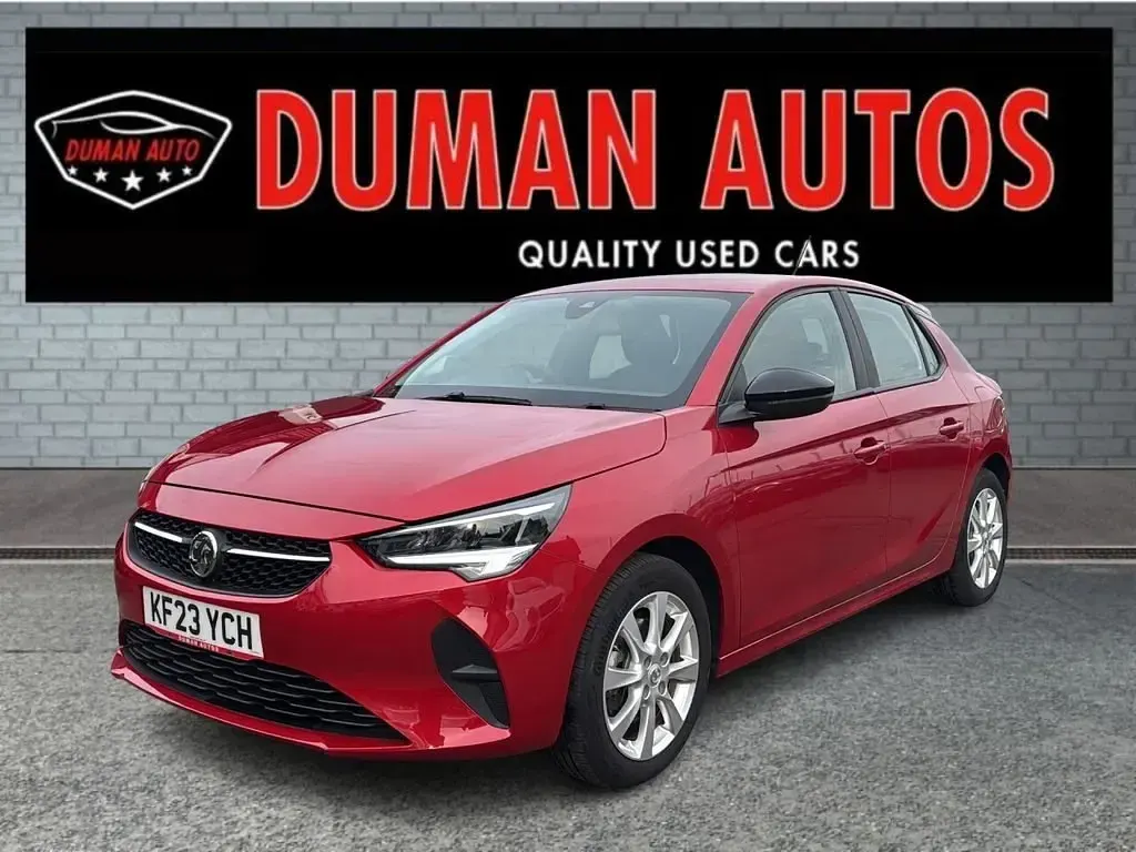 Używany Vauxhall Corsa Design Edition 100 KM (73 kW) 2023 Czerwony Hatchback