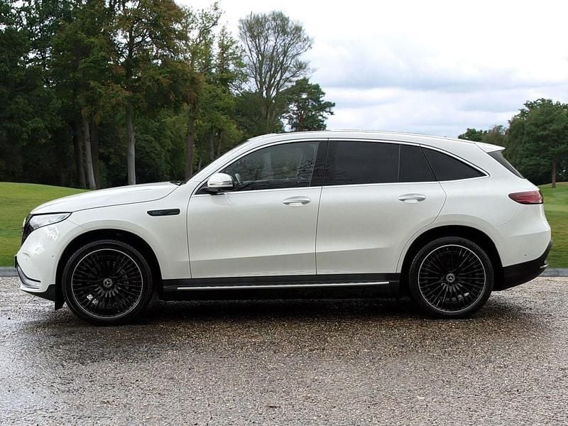 Used Mercedes EQC400 AMG line 300 kW (408 HP) 2022 White SUV