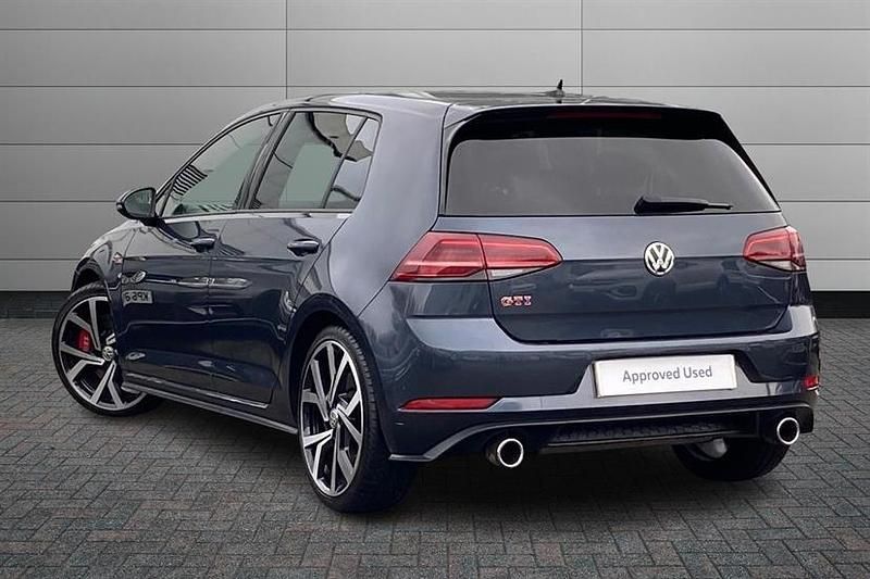 Used VW Golf VII GTI 245 HP (180 kW) 2019 Blue Hatchback
