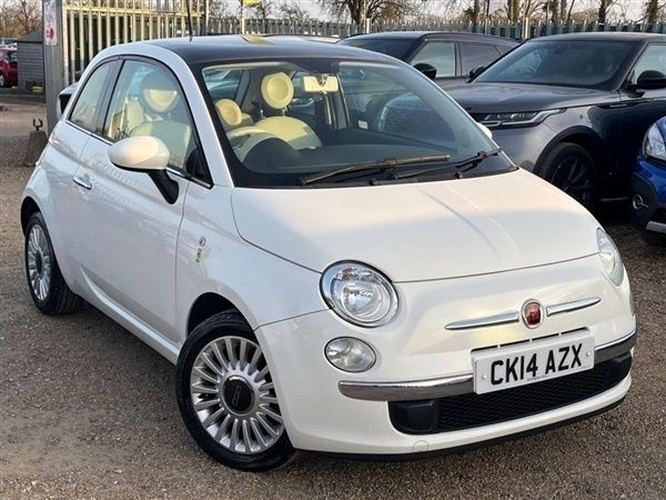 White Used 2014 Fiat 500 Lounge Hatchback | £2,999 (Fair price) - Image 1/1