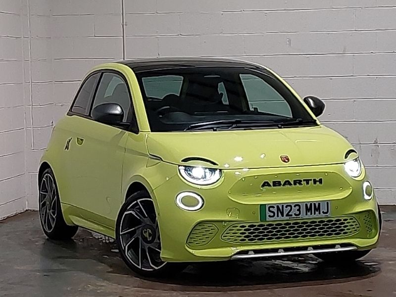 Green Used 2023 Abarth 500e Turismo Hatchback | £21,498 (Good price) - Image 1/4