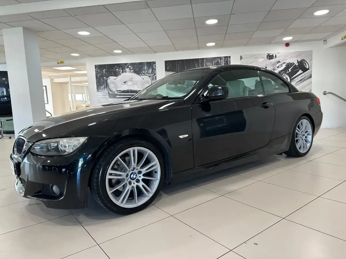 Used BMW 320 Cabriolet M Sport 170 HP (125 kW) 2010 Black Cabriolet