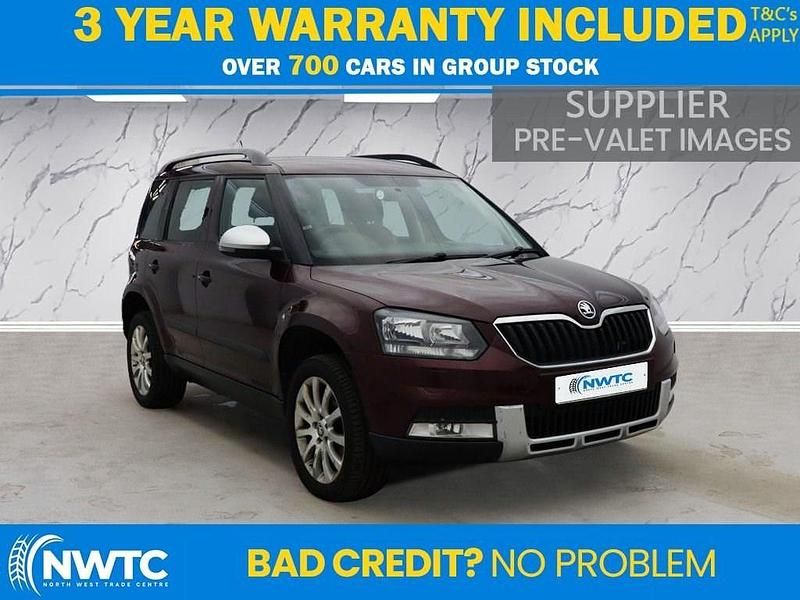 Used Skoda Yeti SE 110 HP (80 kW) 2015 Red SUV