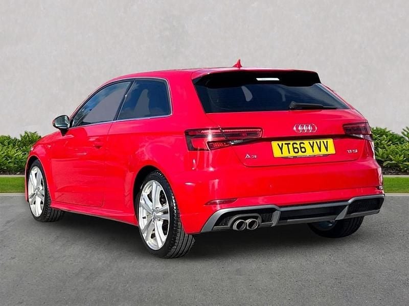 Used Audi A3 S-Line 150 HP (110 kW) 2016 Red Hatchback