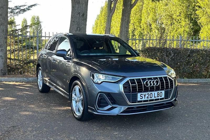 Grey Used 2020 Audi Q3 S-Line SUV | £20,490 (Expensive) - Image 1/4