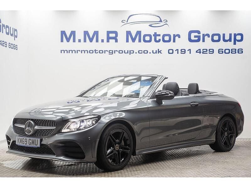 Used Mercedes C220 AMG Line Premium 194 HP (142 kW) 2019 Grey Cabriolet