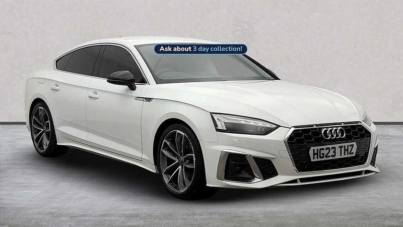 White Used 2023 Audi A5 Sportback S-Line Hatchback | £30,265 (Fair price) - Image 1/4