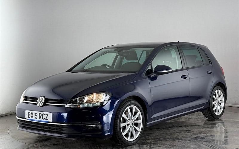 Used VW Golf VII GT 116 HP (85 kW) 2019 Blue Hatchback
