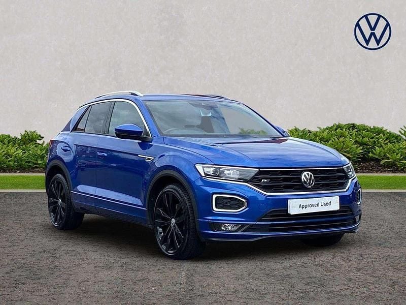 Blue Used 2019 VW T-Roc R-line SUV | £17,500 (Fair price) - Image 1/4