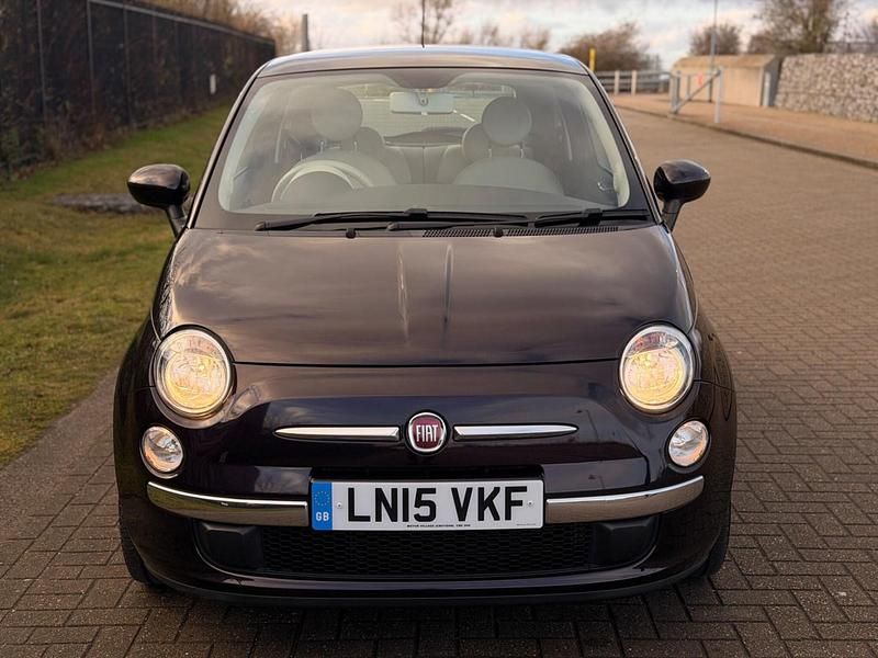 Used Fiat 500 Lounge 69 HP (50 kW) 2015 Mauve/purple Hatchback