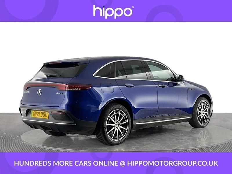 Used Mercedes EQC400 AMG line 300 kW (408 HP) 2021 Blue SUV