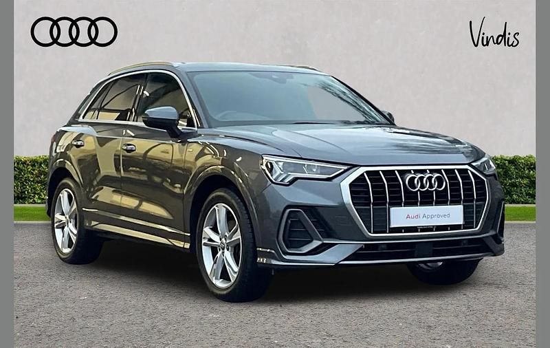 Daytona grey, pearl effect Used 2019 Audi Q3 S-Line SUV | £21,878 (Fair price) - Image 1/4