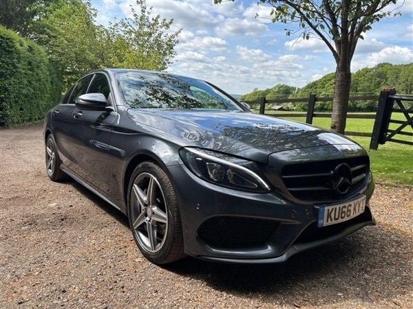 Grey Used 2016 Mercedes C220 AMG line Sedan | £9,750 (Fair price) - Image 1/1