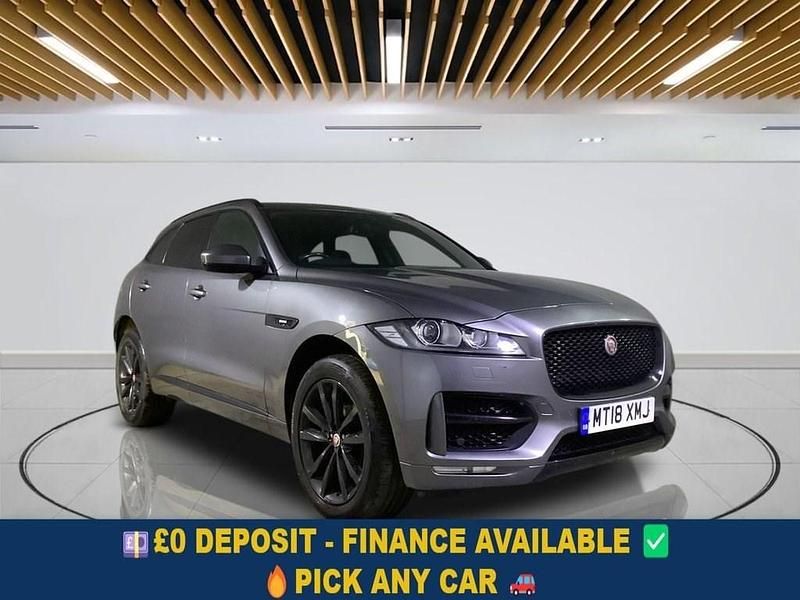 Grey Used 2018 Jaguar F-Pace R-Sport SUV | £14,649 (Fair price) - Image 1/4