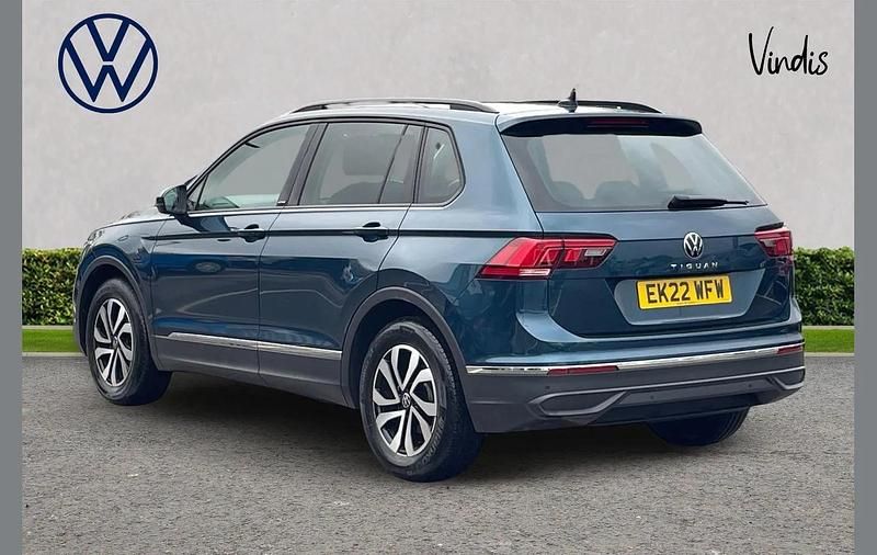 Begagnad VW Tiguan Active 147 HK (108 kW) 2022 Blå SUV