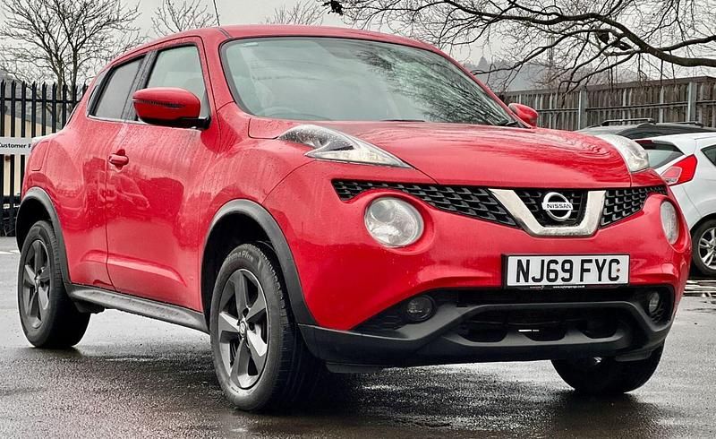 Used Nissan Juke Acenta 112 HP (82 kW) 2019 Red SUV
