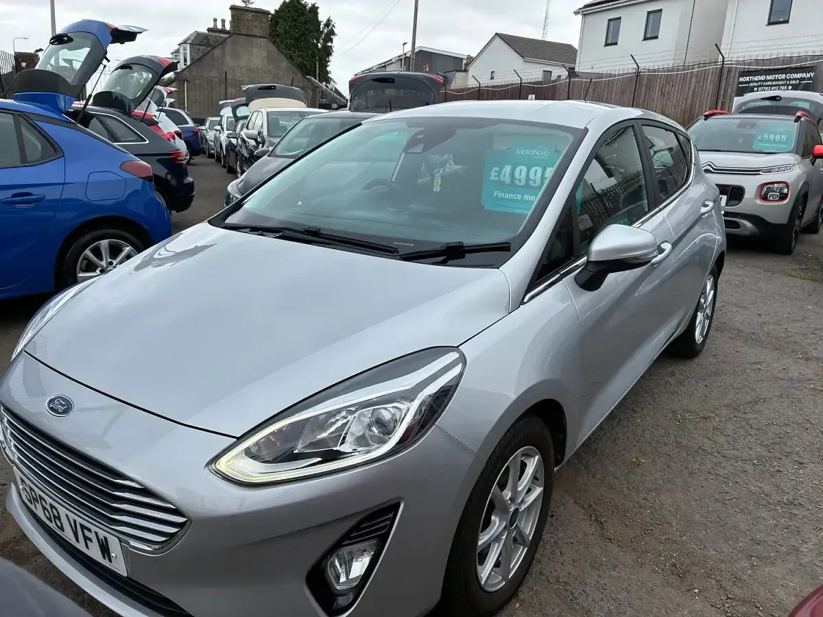 Used Ford Fiesta Zetec 100 HP (73 kW) 2018 Silver Hatchback