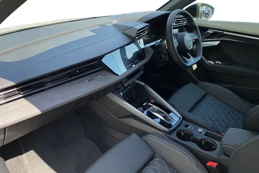 Used Audi S3 Black Edition 328 HP (241 kW) 2025 White Sedan