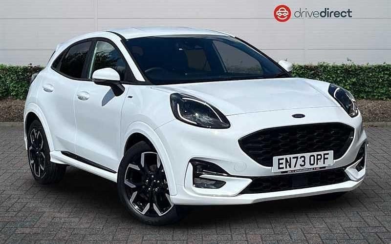 White Used 2023 Ford Puma ST-Line X Hatchback | £17,285 (Good price) - Image 1/4