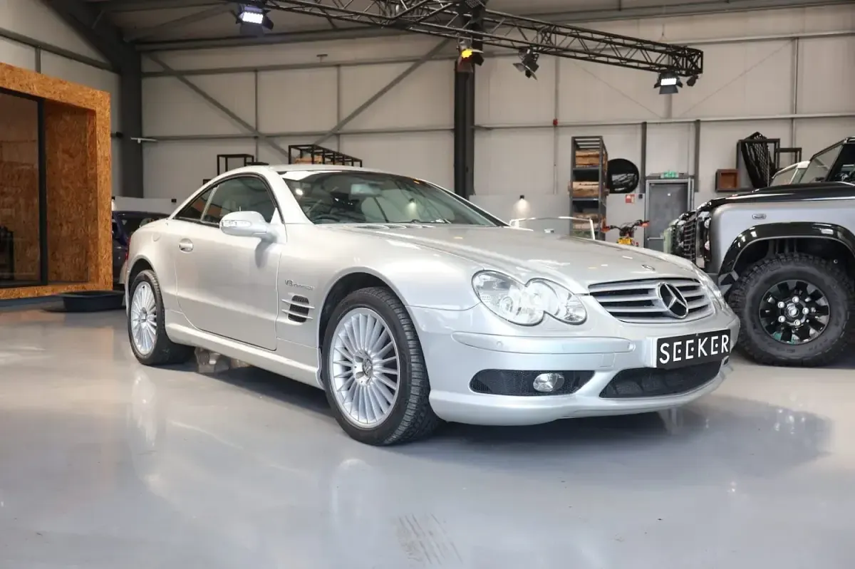 Used Mercedes SL55 AMG AMG 476 HP (350 kW) 2002 Silver Cabriolet