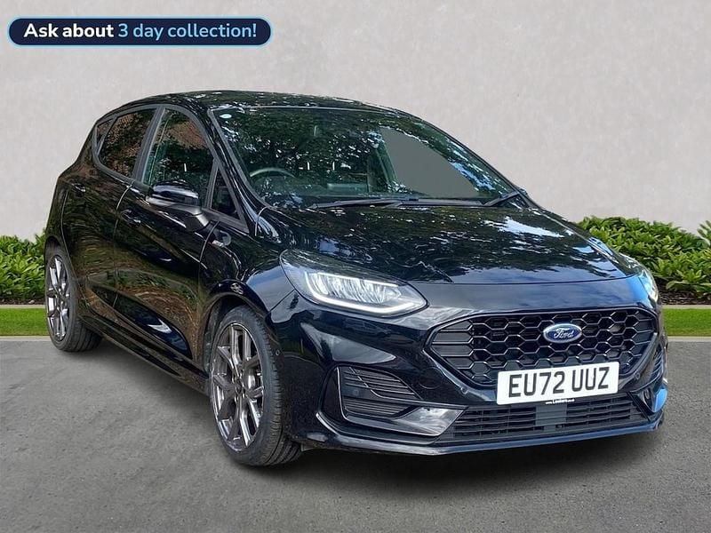 Black Used 2022 Ford Fiesta ST-Line Hatchback | £11,699 (Fair price) - Image 1/4