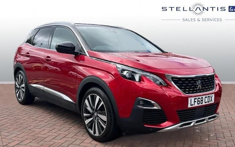 Red Used 2019 Peugeot 3008 Premium Estate | £15,923 (Fair price) - Image 1/4