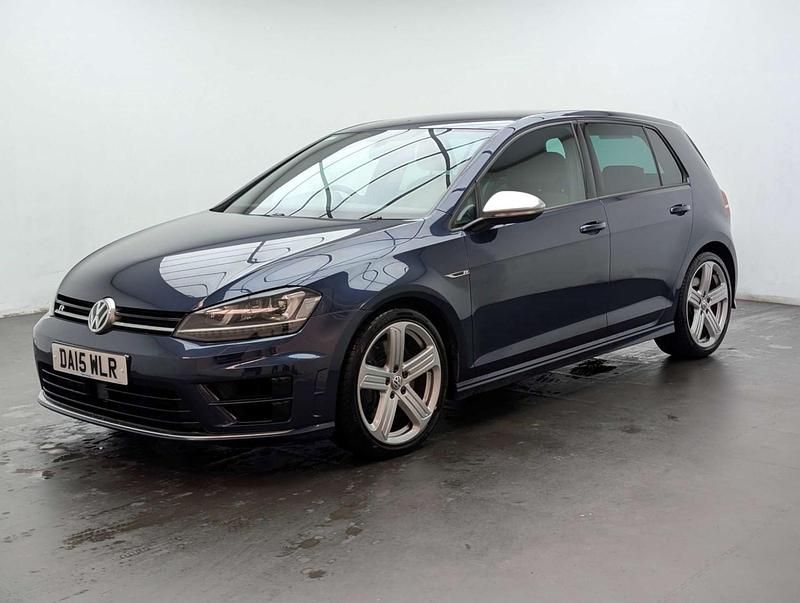 Used VW Golf VII R 300 HP (220 kW) 2015 Blue Hatchback