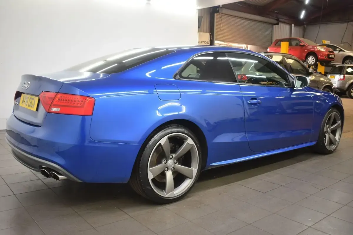 Used Audi A5 Black Edition 354 HP (260 kW) 2016 Blue Coupe